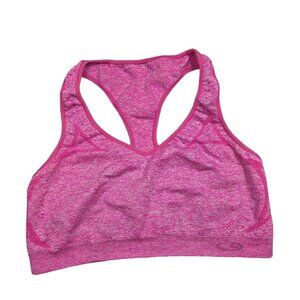 Champion Sports Bra Womens‎ Large Pink Racerback Athletic Fit